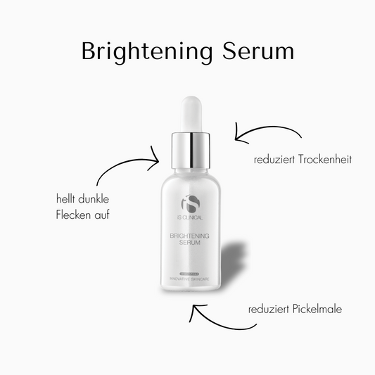 iS Clinical Brightening Serum reduziert Pickelmale