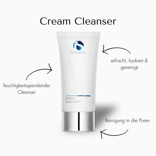 iS Clinical Cream Cleanser. Erfrischt, hydriert und gereinigt.