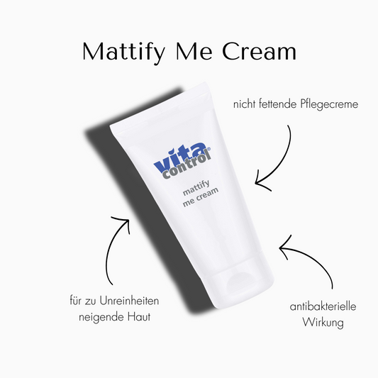 vitacontrol mattify me cream antibakterielle Wirkung