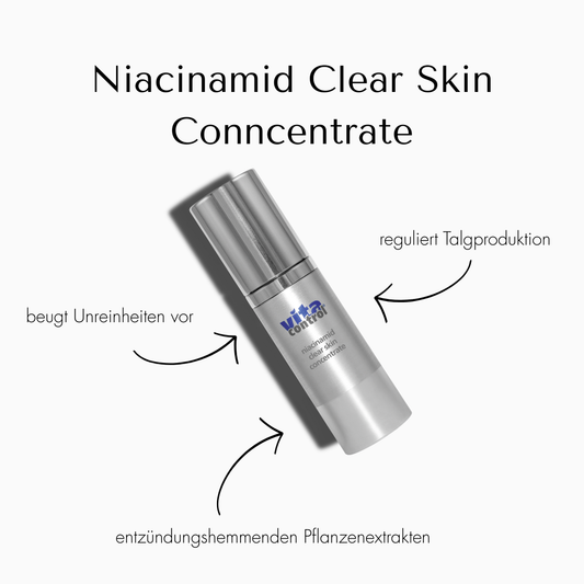 vitacontrol nacinamid clear skin concentrate reguliert Talgproduktion