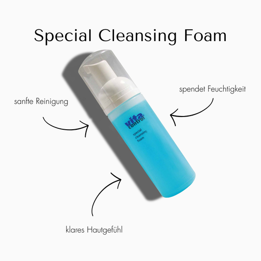 vitacontrol special cleansing foam spendet Feuchtigkeit