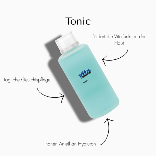 vitacontrol tonic fördert die Vitalfunktion der Haut