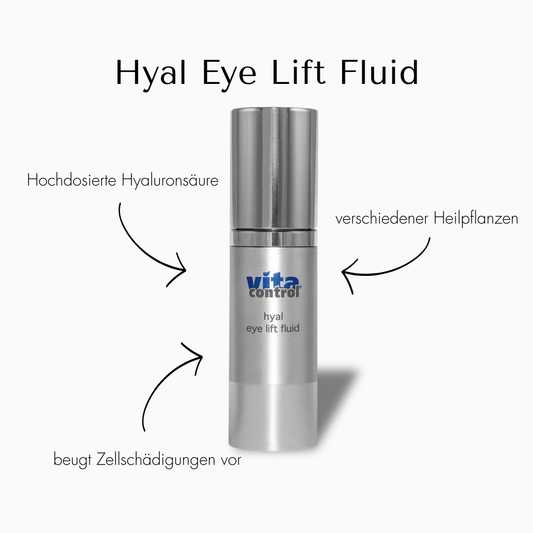 vitacontrol hyal eye lift fluid beugt Zellschädigungen vor 
